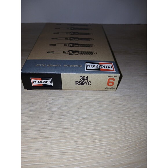 Champion Copper Plus Spark Plugs RS9YC 304  Pack Of Six Singles 2017 New - Picture 2 of 16